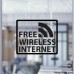 Free Wireless Internet Decal